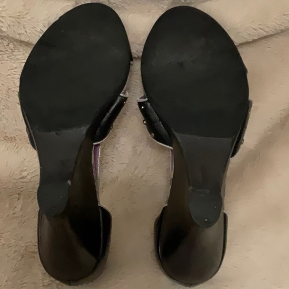 Kenzie Women’s Wedge Sandals, Black, Size 7.5 - Picture 5 of 9